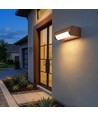 V-Tac 10W LED justerbar væglampe - IP65, Corten farve, Cree chip, 3000K, 6 års garanti