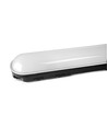 150cm 50W sort LED armatur - IP65, 5000K, gennemfortrådet