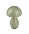 Opladelig LED bordlampe - Grøn, Ø15cm, 22cm høj, touch dæmpbar, 3i1, IP20 indendørs