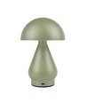 Opladelig LED bordlampe - Grøn, Ø15cm, 22cm høj, touch dæmpbar, 3i1, IP20 indendørs