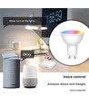 GU10 5W Smart Home LED pære - Zigbee, virker med Google Home, Alexa og smartphones