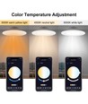6 stk. 5W Smart Home LED downlight - Bluetooth, fjernbetjening