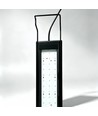 60-80 cm akvarie armatur - 18W LED, hvid/blå/rød/grøn/lilla, justerbar længde, IP66