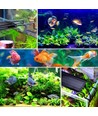 75-93 cm akvarie armatur - 22W LED, hvid/blå/rød/grøn/lilla, justerbar længde, IP66