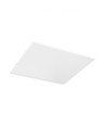 60x60 bagbelyst LED panel, 36W - Hvid kant