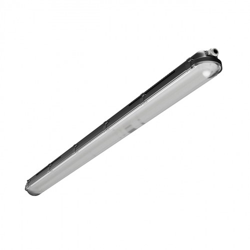 120cm 40W Gigant Pro LED armatur - Gennemfortrådet, 150lm/W, Justerbar Watt, IP66, IK10, Sort.