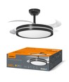 Loftslampe med skjult blæser - RA90, CCT, 60W, sort