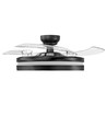 Loftslampe med skjult blæser - RA90, CCT, 60W, sort