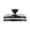 Loftslampe med skjult blæser - RA90, CCT, 60W, sort