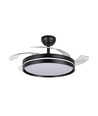 Loftslampe med skjult blæser - RA90, CCT, 60W, sort