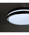 Loftslampe med skjult blæser - RA90, CCT, 60W, sort