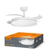 Loftslampe med skjult blæser - RA90, CCT, 60W, hvid