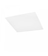 62x62 LED panel, 40W - UGR19, 90 grader, hvid kant, bagbelyst