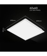 60x60 LED panel, 40W - 6500K, Backlit