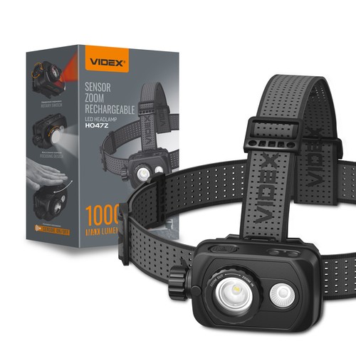 LED pandelampe - håndsensor + zoom, 2000mAh, genopladelig, IP65