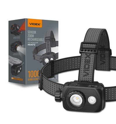 LED pandelampe - håndsensor + zoom, 2000mAh, genopladelig, IP65