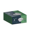 Demo: 30W Ø20 cm indbygningsspot RA90 - Hul: Ø18 cm, Mål: Ø20 cm, CCT - 3 lyskulører, 3i1, hvid kant