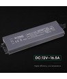 200W / 12V DC strømforsyning til LED strips - 16.6A, IP67 vandtæt