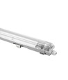 60cm Limea T8 LED armatur, gennemfortrådet - Til 1x 60cm LED rør, IP65 vandæt