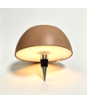 Opladelig LED flaskelampe - Kaffefarvet, CCT, touch dæmpbar, IP54 udendørs