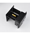 3W CUBIC PRO væglampe - IP65, sort, sløjfbar, justerbar, firkantet, udendørs, inkl. lyskilde