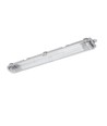 60cm Limea T8 LED armatur, gennemfortrådet - Til 2x 60cm LED rør, IP65 vandtæt