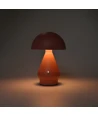 Opladelig LED bordlampe - Pink, Ø15cm, 22cm høj, touch dæmpbar, 3i1, IP20 indendørs