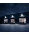 150W LED projektør, Slimline - 135lm/W, CREE chip, IP65, sort hus, 6 års garanti