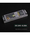 200W / 24V DC strømforsyning til LED strips - 8.25A, IP20, Slim design