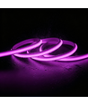 5m 9W/m Lilla/pink Slim COB strip - 230V, IP67 vandtæt, 296 LED, kan klippes for hver 10cm