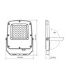 30W LED projektør - 3-i-1 CCT, IP65