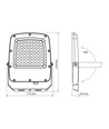 50W LED projektør - 3-i-1 CCT, IP65