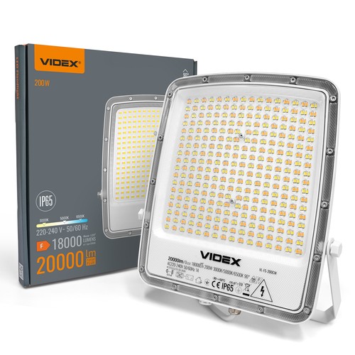 200W LED projektør - CCT, IP65, udendørs, arbejdslampe