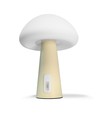 Genopladelig Mushroom LED bordlampe - RGB + 3000K, kold hvid, transportabel
