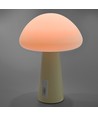 Genopladelig Mushroom LED bordlampe - RGB + 3000K, kold hvid, transportabel