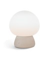 Genopladelig Mushroom LED bordlampe - RGB + 3000K kold hvid, transportabel