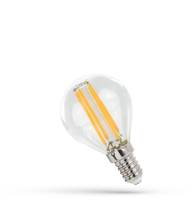 E14 5,5W LED pære - G45, kultråd