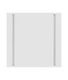 60x60 LED panel, 40W - CCT, indbygningspanel, hvid kant