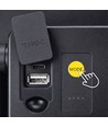 Noctis Handy solcelle projektør med sensor - 2400mAh, 120°, IP65, transportabel, genopladelig