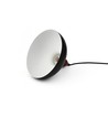 BIRK Sort Ø19cm pendel - E27 fatning, 2m ledning, Metal / Træ