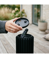 FYRON Bollard havelampe, Sort - E27, 61 cm, IP54 udendørs, pullert