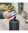FYRON Bollard havelampe, Grå - E27, 61 cm, IP54 udendørs, pullert