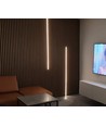 120cm LED Akustikpanel-sæt, sort - 2 stk. CCT LED strips m. 60W strømforsyning - Vælg WiFi eller RF