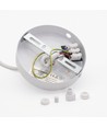 BIRK Pink Ø19cm pendel - E27 fatning, 2m ledning, Metal / Træ