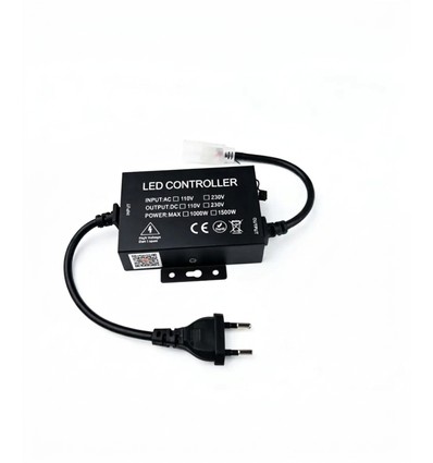 230V udendørs Zigbee dæmper - Inkl. endeprop, til 230V (Slim COB), Vandtæt, memory funktion, Hue Kompatibel max 50 m