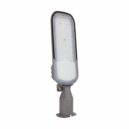 50W LED gadelampe - Ø60 mm, IP65, IK09, grå, 5 års garanti