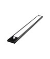 Batteri skabsbelysning - 40cm, Sort, PIR sensor, genopladelig
