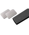 Batteri skabsbelysning - 80cm, Sort, PIR sensor, genopladelig