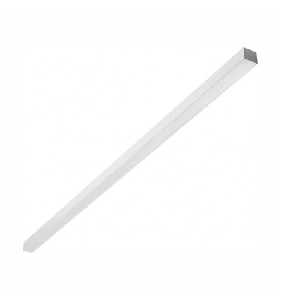 150cm Kontorlampe, 50W, CCT - 3 lyskulører, UGR19, 5 års garanti, hvid