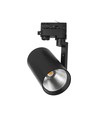 35W 3-faset LED skinnespot - Sort, 4000K, Cree chip, 6 års garanti